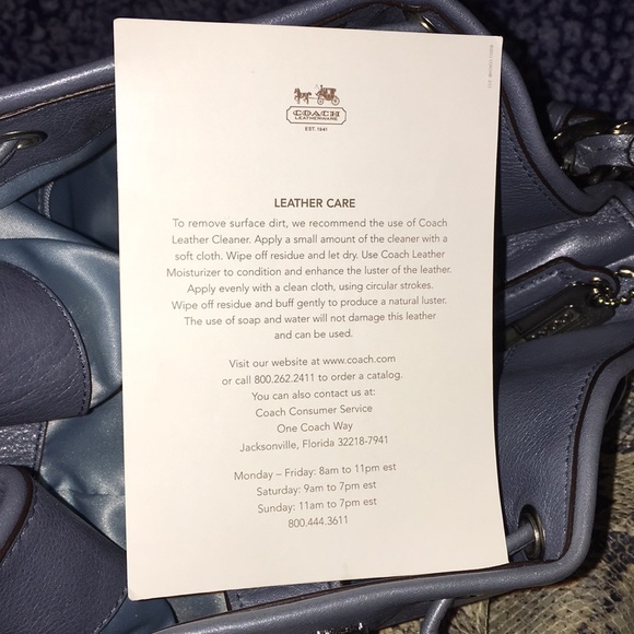 Host Pick 💙 Authentic Coach Limited Edition Blue Python 💙 - Picture 8 of 8